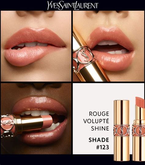 ysl rouge volupte shine nude lavalli|ysl lipstick colours.